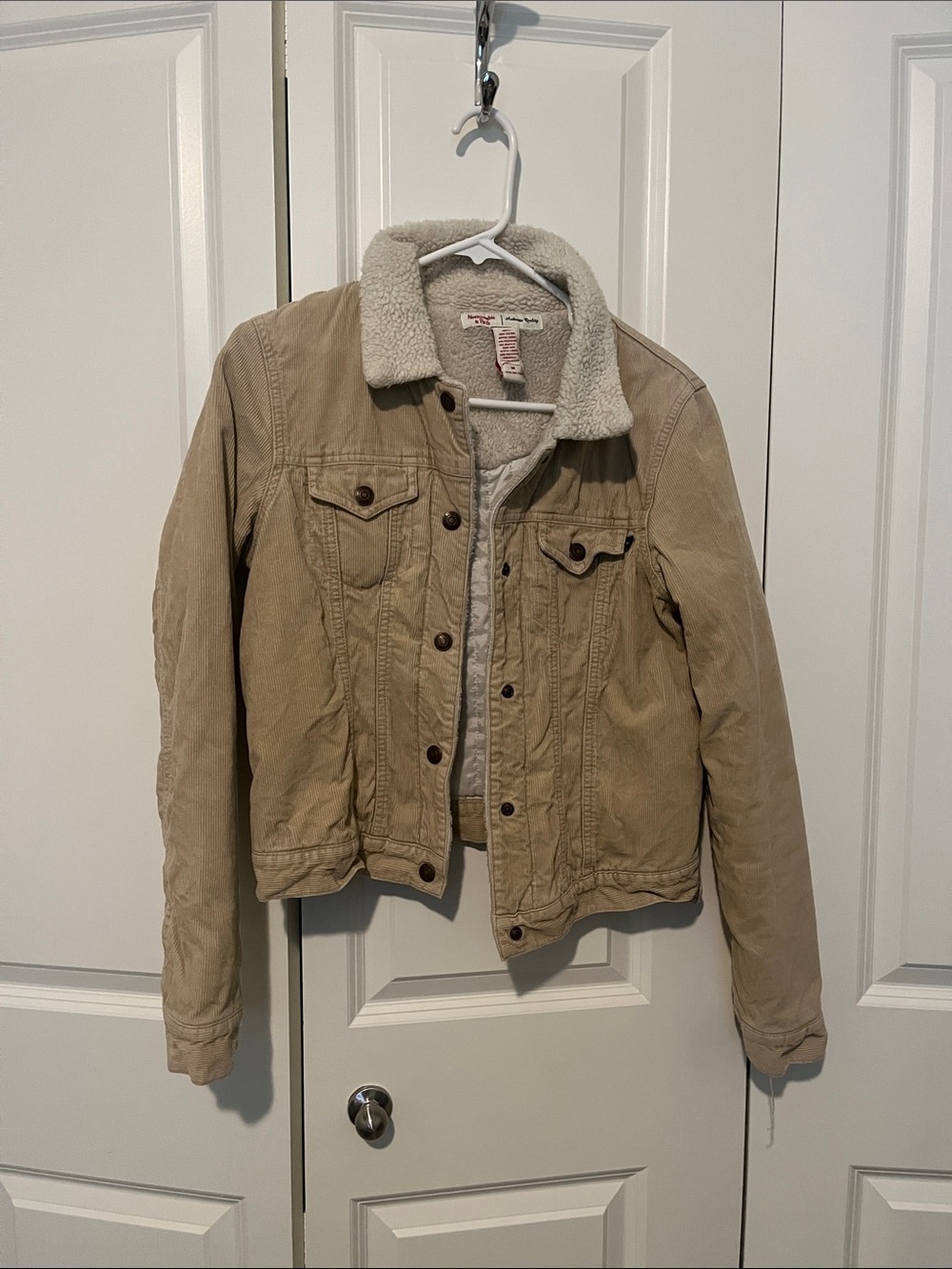 Abercrombie & Fitch Corduroy Jean Jacket, Womens Medium